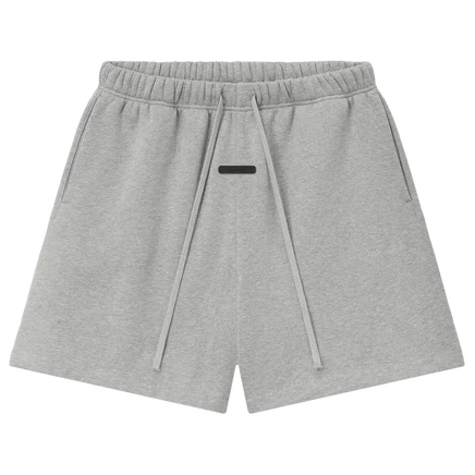 Фирменная классическая футболка Fear of God Essentials 'Concrete Heather/Темный бетонный вереск' серого цвета