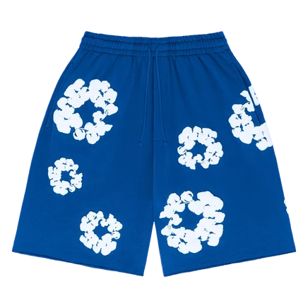 Шорты Denim Tears The Cotton Wreath, королевский синий