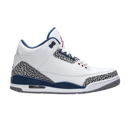Кроссовки Air Jordan 3 Retro «True Blue» 2011, белые