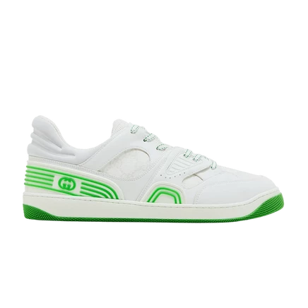 Низкая корзина Gucci 'White Demetra Green' белого цвета
