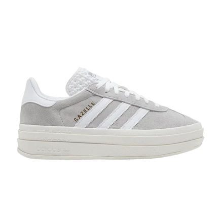 Женские кроссовки Adidas Gazelle Bold, серо-белые