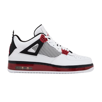 Кроссовки Air Jordan Fusion 4 «Fire Red», бело-красные