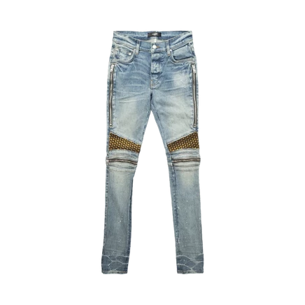 Джинсы Amiri Velvet PJ MX2 Jean Clay Indigo, индиго