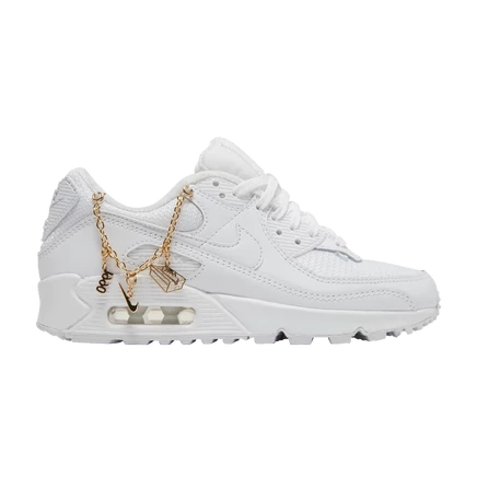 Женские кроссовки Nike Air Max 90 Premium, белые