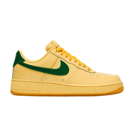 Кроссовки Nike Air Force 1 Low лакированные, золотистые