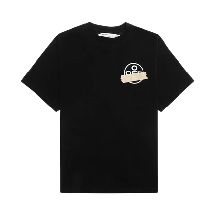 Футболка Off-White Tape Arrows оверсайз, черная