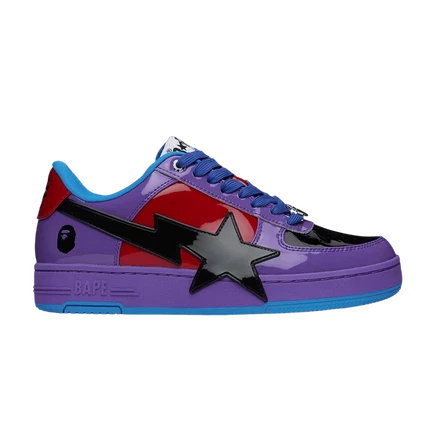 Кроссовки Bape Bapesta OS #1 M2, фиолетовые