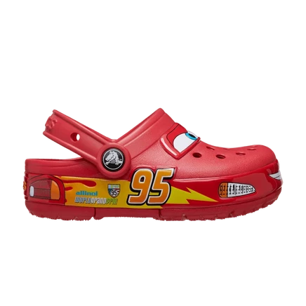 Детские сабо Crocs Classic Clog «Lightning McQueen», красные