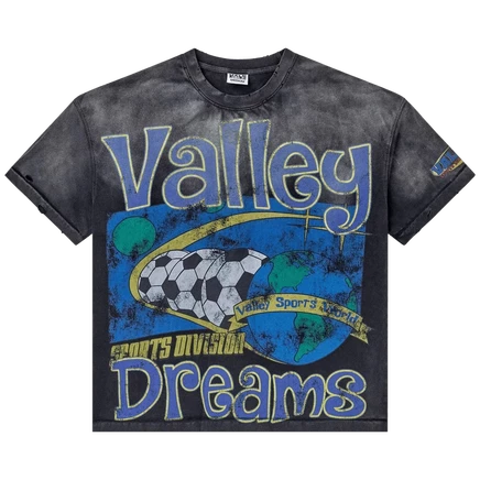 Футболка для футбола Vale Forever 'Washed/Black' черная