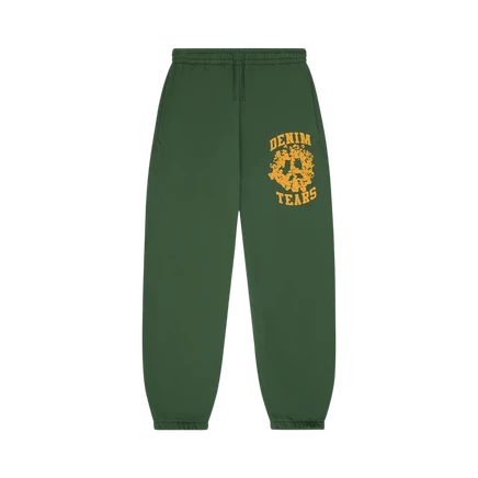 Мужские брюки Denim Tears Denim University, зеленые