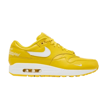 Кроссовки Supreme x Nike Air Max 1 '87 SP Speed Yellow, желтые