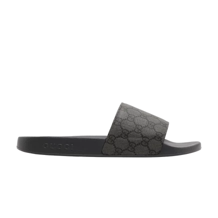 Шлепанцы Gucci Slide «Grey Monogram», серые