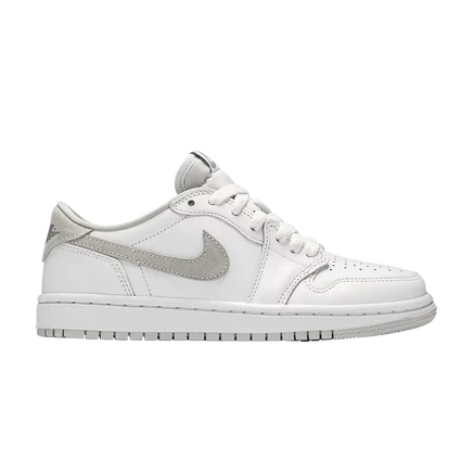 Wmns Air Jordan 1 Retro Low OG 'Нейтрально-серый' 2021 белый