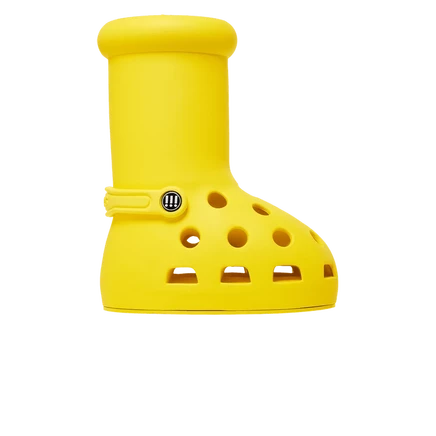 Ботинки Crocs x MSCHF Big Red Boot, желтые