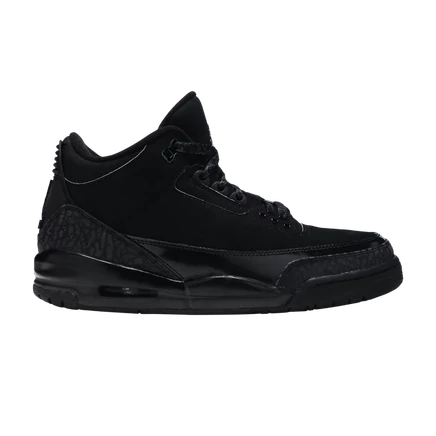 Кроссовки Air Jordan 3 Retro «Black Cat», черные