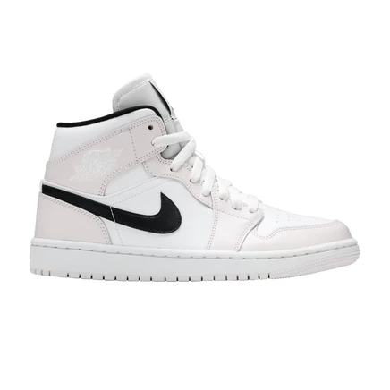 Женские кроссовки Air Jordan 1 Mid «Barely Rose», розовые