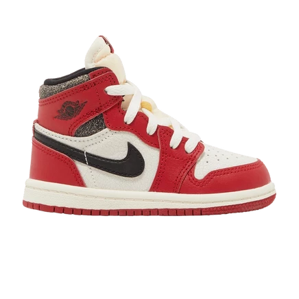 Детские кроссовки Air Jordan 1 Lost & Found, красные