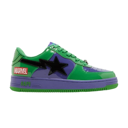 Кроссовки Bape Bapesta Hulk, зеленые