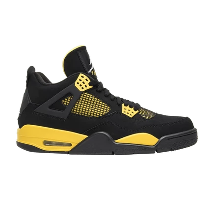 Кроссовки Air Jordan 4 Retro «Thunder» 2012, черные