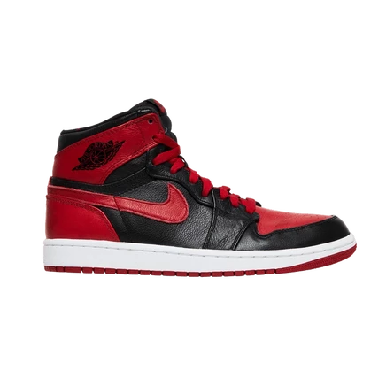 Кроссовки air jordan 1 retro high banned, черные