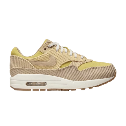 Кроссовки Nike Wmns Air Max 1 SE 'Buff Gold вельвет' желтые