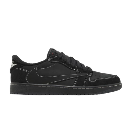 Мужские кроссовки Travis Scott x Air Jordan 1 Low, черные