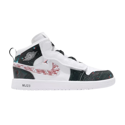 Детские кроссовки Air Jordan 1 Mid ALT SE (PS) «Take Flight», белые