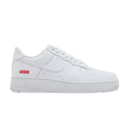 Мужские кроссовки Supreme x Nike Air Force 1 Low, белые
