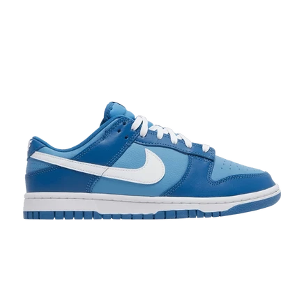 Кроссовки Nike Dunk Low «Dark Marina Blue», сине‑белые