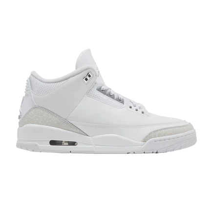 Мужские кроссовки Air Jordan 3 Retro Pure Money, белые
