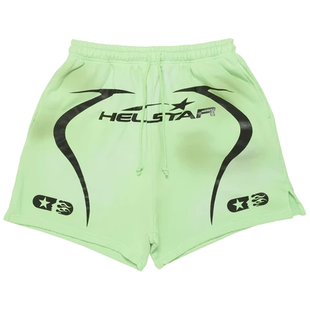 Шорты Hellstar Warm Up «Neon Green», неоново-зеленые