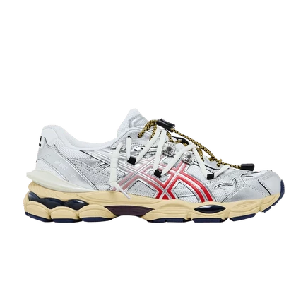 Кроссовки Asics Gel Cumulus 16 TG, бело-красно-серебристые