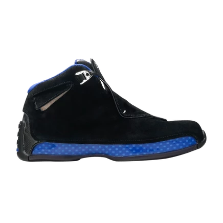 Кроссовки Air Jordan 18 OG Black Sport Royal 2003, черные