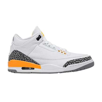 Женские кроссовки Air Jordan 3 Retro Laser Orange, оранжевые