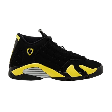 Детские кроссовки Air Jordan 14 Retro Thunder, черные
