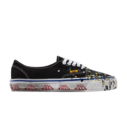 Кеды vans authentic 44 «art that kills», черные