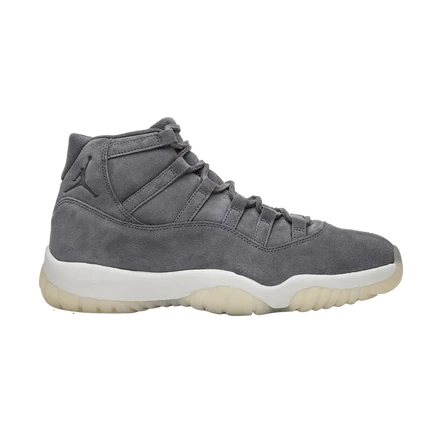 Кроссовки Air Jordan 11 Retro Premium замшевые, серые