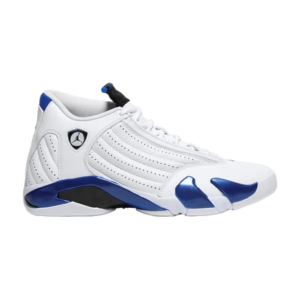 Кроссовки Air Jordan 14 Retro «Hyper Royal», белые