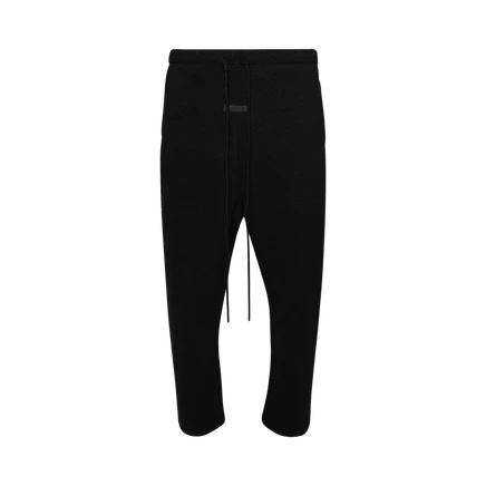 Брюки Fear of God Essentials из полярного флиса, черные