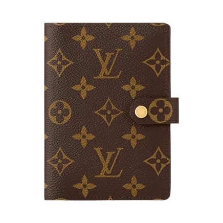 Женский чехол Louis Vuitton Small Ring Agenda, коричневый