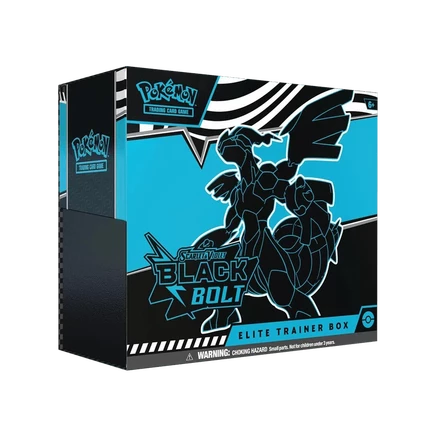 Коробка элитного тренера Pokémon Scarlet & Violet — Black Bolt, разноцветная