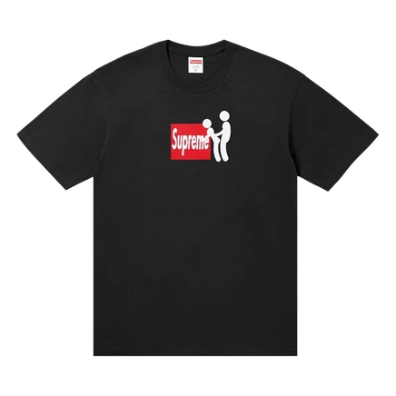 Унисекс футболка Supreme Stick Tee, черная