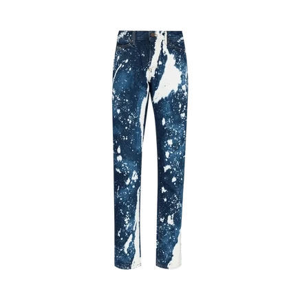 Мужские джинсы Palm Angels Galaxy Slim, синие