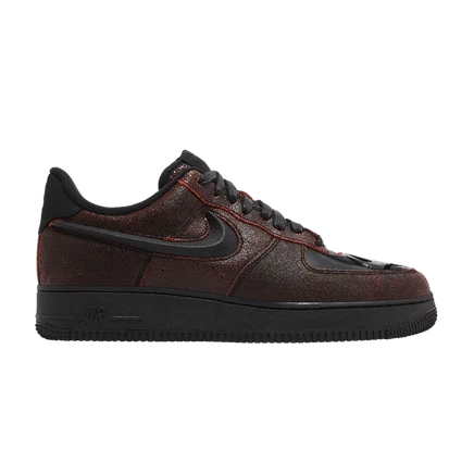 Кроссовки Nike Air Force 1 Low Halloween Skull, красные