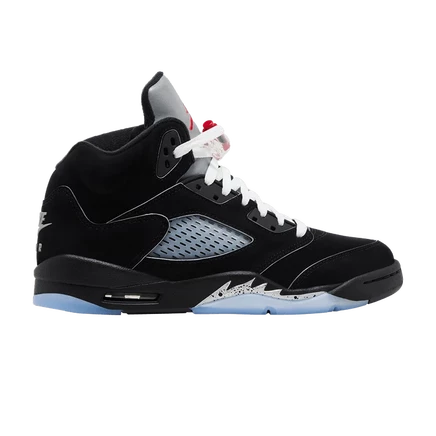 Детские кроссовки Air Jordan 5 Retro OG Black Metallic, черные