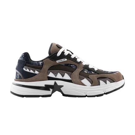 Кроссовки Bape Shark Sta №2 M2, «Olive Drab»