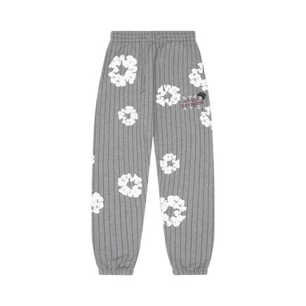 Мужские джоггеры Denim Tears Pinstripe Wreath, серые