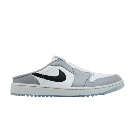Мюли Air Jordan Air Jordan 1 Mule Golf, серо-черные