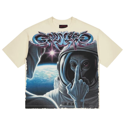 Футболка Godspeed First Contact 2 кремового цвета 