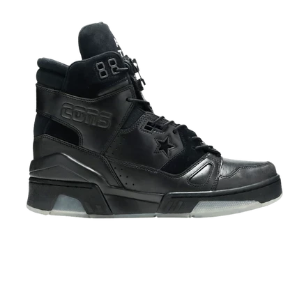 Унисекс кроссовки Converse ERX-260 Hi TheSoloist из замши и кожи, черные